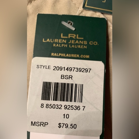 Lauren Ralph Lauren Biltmore Chino Pants NWT - SZ 10 - Picture 12 of 13